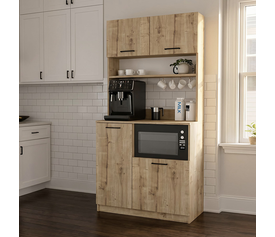 Έπιπλο κουζίνας Tuco 2 χρώμα sapphire oak 90x40x180εκ.