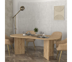 Τραπέζι Cortado χρώμα sapphire oak 200x90x74εκ.