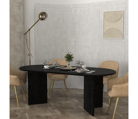 Τραπέζι Cortado χρώμα sencron black 200x90x74εκ.