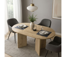 Τραπέζι Cortado χρώμα sapphire oak 138x80x75εκ.