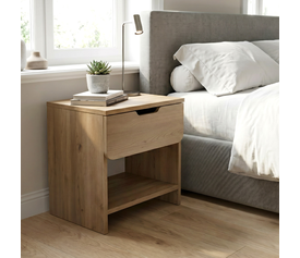 Κομοδίνο Mida χρώμα sepet oak 45x40x52εκ.