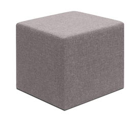 Σκαμπώ Linda υφασμάτινο χρώμα καφέ 40x40x40εκ.