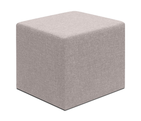 Σκαμπώ Linda υφασμάτινο χρώμα μπεζ 40x40x40εκ.