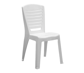 Καρέκλα πολυπροπυλενίου Tabia χρώμα λευκό 47x49x86εκ.