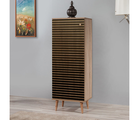 Παπουτσοθήκη - ντουλάπι Soho χρώμα sonoma 50x38x135εκ.