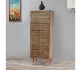 Παπουτσοθήκη - ντουλάπι Soho χρώμα sonoma 50x38x135εκ.