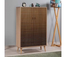 Παπουτσοθήκη - ντουλάπι Soho χρώμα sonoma 80x36x127εκ.