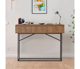 Κονσόλα Amedeo χρώμα καρυδί 120x36x90εκ.