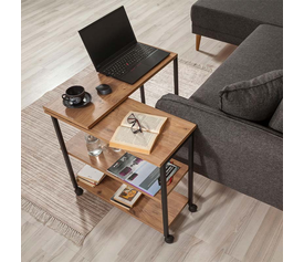 Τραπεζάκι βοηθητικό Frenk πολυμορφικό χρώμα atlantic pine 76x30x66εκ.