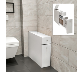 Ντουλάπι μπάνιου Calencia χρώμα λευκό 20x60x55εκ.