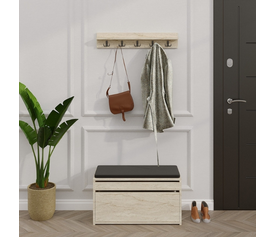 Έπιπλο εισόδου Boby χρώμα travertine 80x35x42εκ.