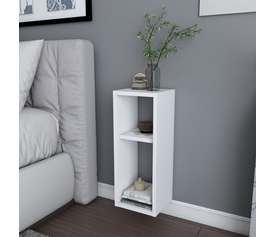 Κομοδίνο επιτοίχιο Sault χρώμα λευκό 23,2x22x59,6εκ.