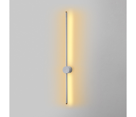 Απλίκα τοίχου Led Trooper μεταλλική χρώμα γκρι 7x10x91εκ.