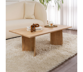 Τραπεζάκι σαλονιού Sabin χρώμα sapphire oak 119x60x40εκ.