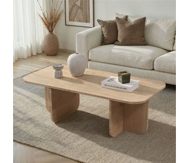 Τραπεζάκι σαλονιού Becaj χρώμα sapphire oak 120x60x41,4εκ.