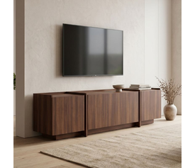 Έπιπλο τηλεόρασης Dorma χρώμα καρυδί 180x35x46,2εκ.