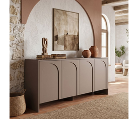 Μπουφές Aurelia χρώμα μόκα 180x45x80εκ.