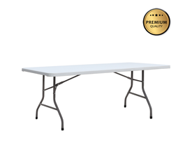 Τραπέζι catering - συνεδρίου Capri πτυσσόμενο - μονοκόμματη επιφάνεια χρώμα λευκό του πάγου 198x90x74εκ.