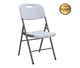 Καρέκλα catering - συνεδρίου Capri πτυσσόμενη χρώμα λευκό του πάγου 45x50x88εκ.