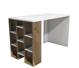 Γραφείο Spetses Λευκό/Καρυδιά 120x60x75cm