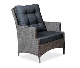 HAMBURG Πολυθρόνα Rattan Με Σκελετό Αλουμινίου