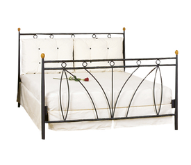 KPS/ ΧΑΡΗΤΗ ΚΡΕΒΑΤΙ ΜΑΣΙΦ-ΜΕΤΑΛΛΙΚΟ ΔΙΠΛΟ ΕΛΛΗΝΙΚΗΣ ΚΑΤΑΣΚΕΥΗΣ ΓΙΑ ΣΤΡΩΜΑ 150Χ200 ΕΚ