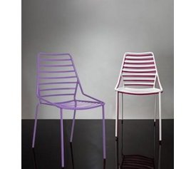 Ibizza Καρέκλα Μέταλλο Βαφή 46x48x90cm άσπρο