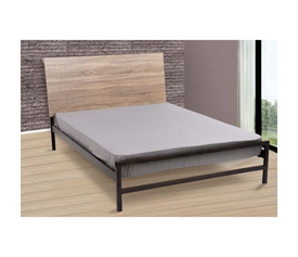 Ιφιγένεια Κρεβάτι Μεταλλικό με ξύλινη πλάτη 90/110/140/150/160