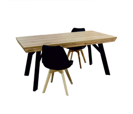 Itality Τραπεζαρία Επεκτεινόμενη Ελληνικής Κατασκευής AFS 170+40x90xH75cm