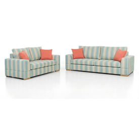 Σετ Napoli Τριθέσιος 220x90cm + Διθέσιος 160x90cm