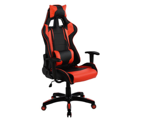 Πολυθρόνα Γραφείου Gaming ΚΥΛΛΗΝΗ Κόκκινο/Μαύρο PVC 66x67x127-135cm
