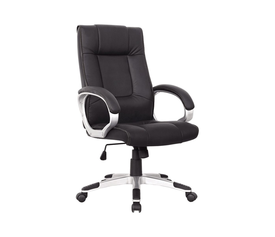 Καρέκλα Γραφείου ΡHNH Μαύρο PU 61.5x69x109-117cm