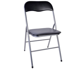 Kαρέκλα πτυσσόμενη Regale Μαύρο 44x48x82cm
