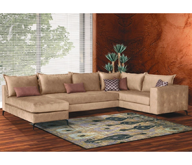 Karen Πολυμορφικός Καναπές Γωνία 180x330x240cm (x Βάθος 95cm)