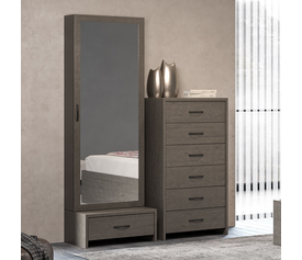 Καθρέφτης Boudoir με 1 Συρτάρι 55x43xh178cm