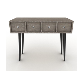 Κονσόλα SIXTIES Ελληνικής Κατασκευής LNA 100x33,6x85cm με 4 συρτάρια