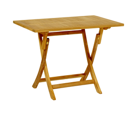 KENT ΤΡΑΠΕΖΙ ΠΤΥΣ/ΝΟ ΑΠΟ ΞΥΛΟ TEAK 150Χ90X75cm