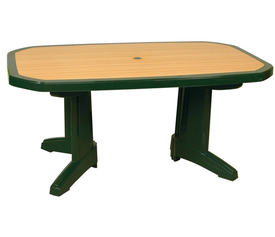 Πλαστικό Παραλ/μο Τραπέζι Laguna 165 x 100 x 75cm