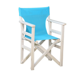 Πτυσσόμενη Πολυθρόνα Σκηνοθέτη Οξιά / Διάτρητο PVC 57.5x51xH87.5cm