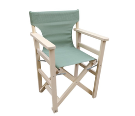 Πτυσσόμενη Πολυθρόνα Σκηνοθέτη Οξιά / Διάτρητο PVC 57.5x51xH87.5cm