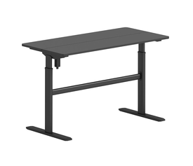 LEVEL Γραφείο Η/Υ Ηλεκτρικό Ρυθμιζόμενο, Πολλαπλών επιλογών ύψους, Μαύρο
