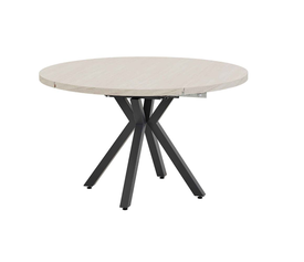 Trevi Τραπέζι Στρογγυλό Ανοιγόμενο  Φ125x75+50x75cm