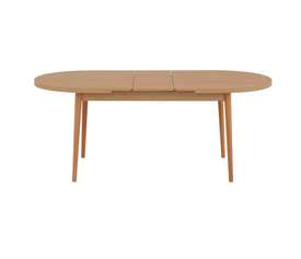 Kelebek Τραπέζι Οβάλ Ανοιγόμενο Φ156+30x90x75cm
