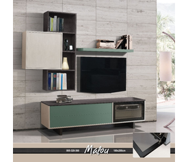 MALOU Σύνθεση Σαλονιού Ελληνικής Κατασκευής 4 Τεμαχίων 180x40x200cm