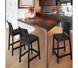 MAYA 75εκ. ΣΚΑΜΠΟ BLACK ΠΟΛ/ΝΙΟΥ