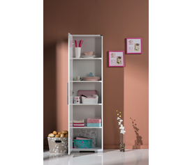 ΕΠΙΠΛΟ ΠΟΛΛΑΠΛΩΝ ΧΡΗΣΕΩΝ (DIAMOND III)Υλικό. Μοριοσανίδα με επένδυση μελαμίνης  Μ. 45*Π.32*Υ.169 ΛΕΥΚΟ