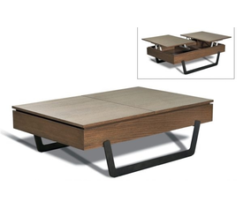 ΤΡΑΠΕΖΑΚΙ ΣΑΛΟΝΙΟΥ ΠΟΛΥΜΟΡΦΙΚΟ ΜΕΤΑΛΛΙΚΟΣ ΣΚΕΛΕΤΟΣ KFL MENDA