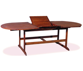 Ξύλινο Επεκτεινόμενο Τραπέζι Acacia Wood 150 + 50 = 200 x 90 x 72cm
