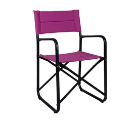 Μεταλλική Πολυθρόνα Σκηνοθέτη Ελληνικής Κατασκευής με Ύφασμα Επιλογής