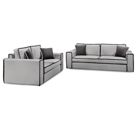 Elite Διθέσιος 175x90cm + Τριθέσιος 225x90cm Γαλλική Ραφή (Ρέλια)